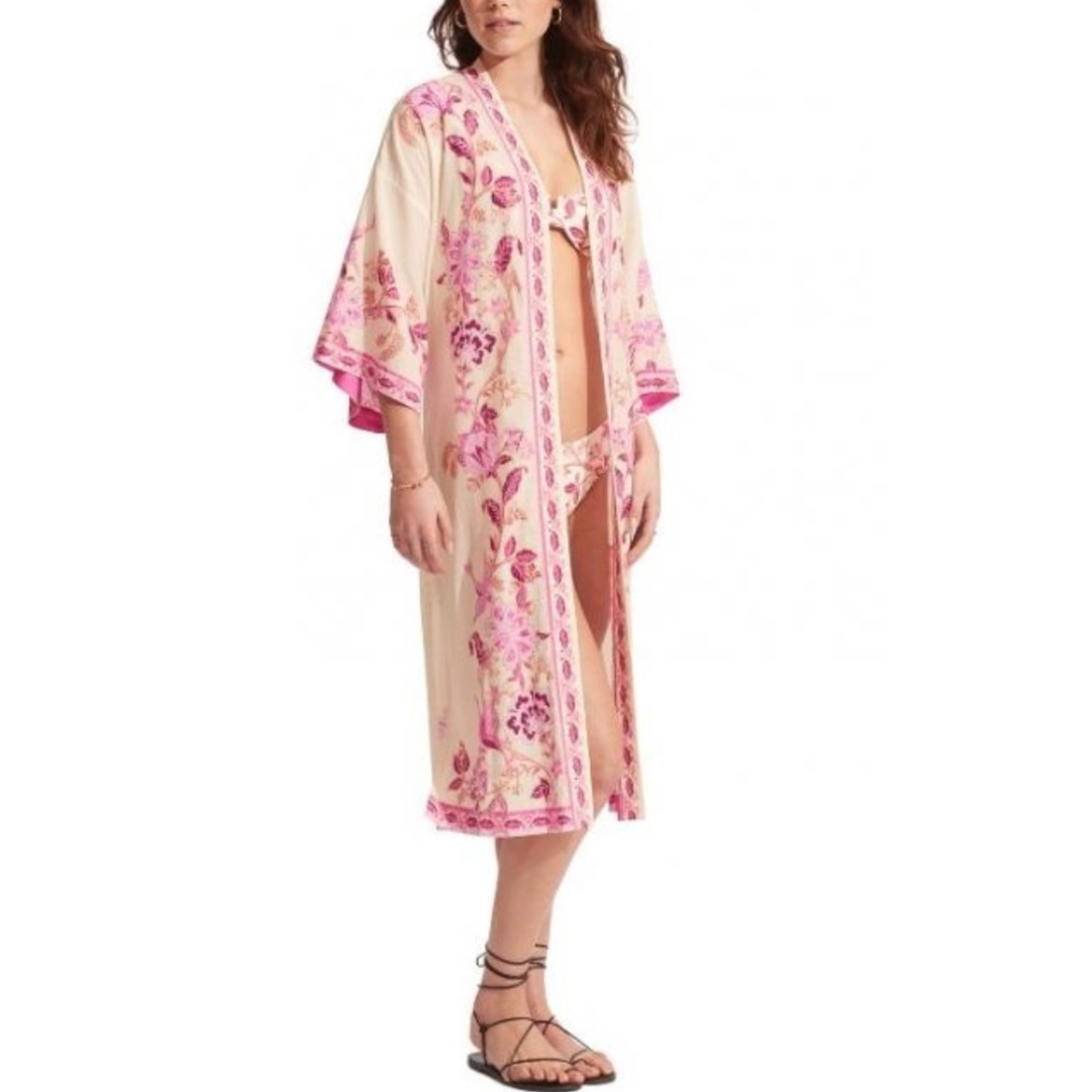 NEW! Anthropologie Seafolly Kimono
